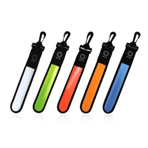 LED Light Reflective Belt Strap Night Outdoor Accessories Reflective Lighting Pendant Decor Sports Safety Bag Pendant