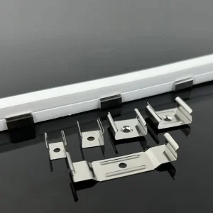 LED Neon Tube Fixed Clips Connector Flexible Strips Outdoor Stainless Steel Fixture 2835 Neon Lamp Tape Light Holder Accessories