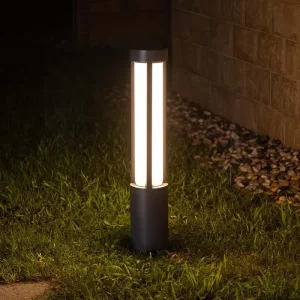 LED Outdoor Black Pillar Light Custom OEM ODM Outdoor Lawn Lights for Park Landscape Garden