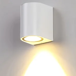 LED Outdoor IP65 Waterproof Aluminum Alloy Wall Light, Semi-Circular Single-Head GU10