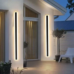 LED Outdoor Wall Light 30 240cm Long Strip Wall Mounted Lights IP65 Waterproof Garden LED Wall Lamps Outside