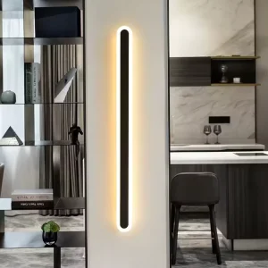 LED Outdoor Wall Light Long Strip IP65 Waterproof Lighting for Garden Villa Balcony Courtyard Aluminum Base