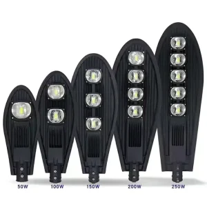 LED Outdoor Waterproof Road Lighting Street Light COB 60W Single Arm High Pole Urban Road High-power Street Light
