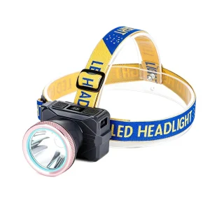 LED Rechargeable Headlamp XJ-5230, 9-Light Headlight with Power Display for Camping, Fishing, Repair, and Outdoor Work