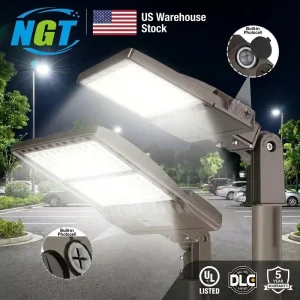 LED Shoebox Fixture 100W 150W 200W 300W 400W IP65 Pole Wall Mount Tennis Court Area LED Parking Lot Fixture LED Shoebox Light