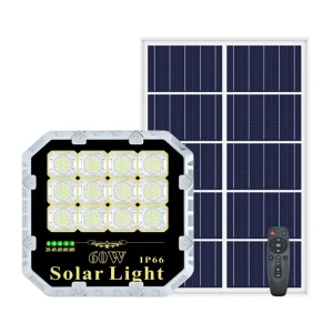 LED Solar Flood Light High Lumen IP66 Waterproof 60W 100W 200W 300W 400W Outdoor Garden Road Street Lighting Lamp