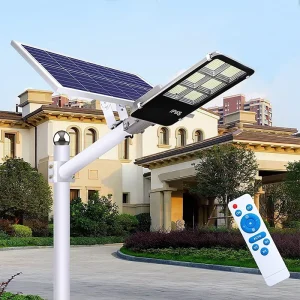 LED Solar Street Light Outdoor IP65 IP66 Waterproof with Remote Control for Garden and Road