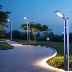 LED Square Aluminum Garden IP65 Lighting Solution Power Supply Outdoor Street Light Fixtures