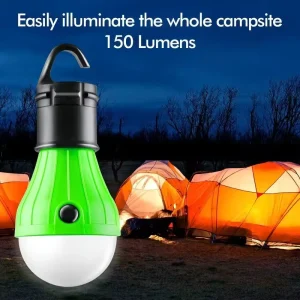 LED Tent Lantern Emergency Light Battery Powered Waterproof Portable Bulb for Hiking Fishing Camping
