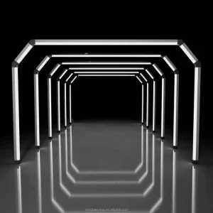 LED Tunnel Light for Car Showroom and Detailing Workshop Aluminum Housing Automobile Service Bay Lighting