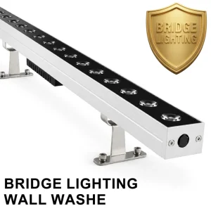 LED Wall Washer IP67 RGBW Anti-Vibration Salt-Spray Resistant 36W Linear Light for Infrastructure