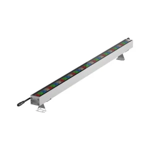 LED Wall Washer Light IP66 Aluminum for Building Facades and Landscape Lighting RGBW Via DMX512 RDM Systems with ETL Approval