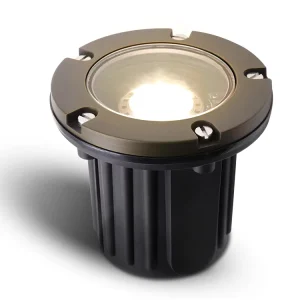 LT2202A Solid Brass IP65 Waterproof Low Voltage Outdoor Buried LED Inground Underground Lights