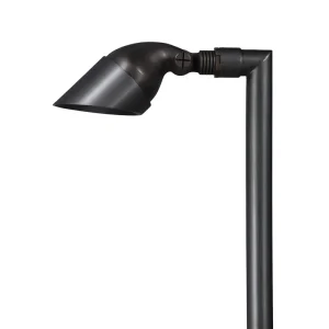 LT2414 Die cast Brass Low Voltage Landscape Pathway Floodlight for Exterior Walkway Path Street Lighting