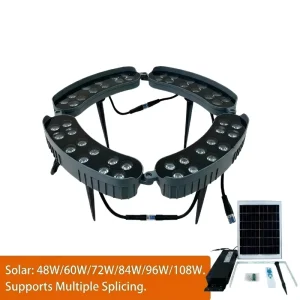 Landscape Garden Hug Tree Light Solar Powered LED Tree Ring Light IP65 Landscape Uplight for Garden Park and Resort Trees