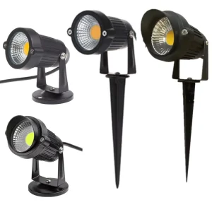 Landscape Ground Lighting Decoration Lamp AC110V 220V 7W Aluminum Villa Garden Waterproof Outdoor LED Pathway Spike Light