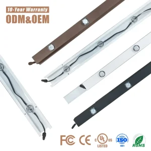Led Track Light Rgb Aluminum 1m 5hole 30mm IP65 Christmas Light Smart App Control Aluminum Track Facade Led Point Light