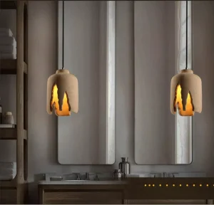 Loft Indoor Cement Lamps Modern Retro Concrete Pendant Light