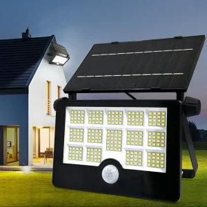 Long Life Sleek PIR Motion Sensor Solar Wall Garden Light for Patio Deck
