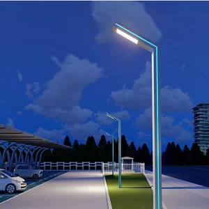 Manufacturer Modern Road Community Lawn Yard Bollard Garden Light Pole Outdoor IP65 Waterproof LED Street Lamp Post