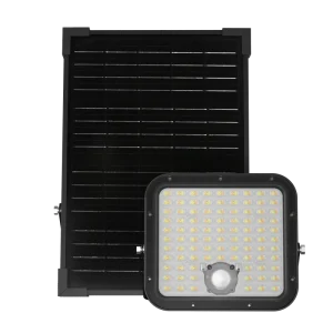 Manufacturer Solar Flood Light IP65 Waterproof 30W Solar Wall Light with PIR Motion Sensor for Outdoor