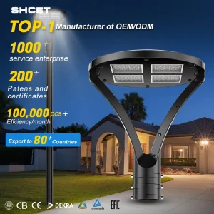 Manufacturers Led Garden Light Post Top Pole Outdoor IP66 Waterproof 20W-150W Aluminum Led Garden Light Lamp