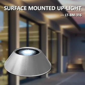 Mini 5W LED Buried Underground Light Surface Mount Stainless Steel Body IP66 4000K CCT Outdoor Landscape Square DC24V