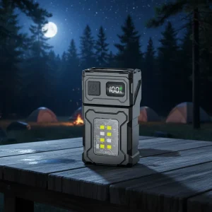 Mini LED Flashlight Keychain IP65 Waterproof USB Rechargeable UV Lamp with ABS Body