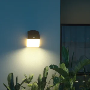 Mini LED Solar Wall Light IP65 Waterproof with PIR Sensor 3 Year Warranty Garden Auxiliary Lighting for Outdoor Wall Fence