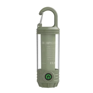 Mini Outdoor LED Camping Light Portable Rechargeable Emergency Light for Tent Ambient Lighting Long-lasting Flashlight Button