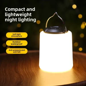 Mini USB Rechargeable LED Camping Lantern for Emergency, Canopy, and Tent Lighting
