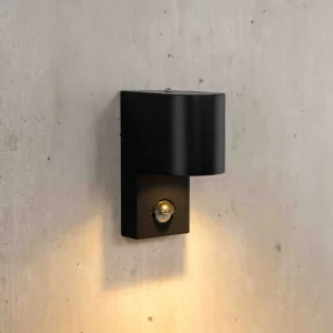 Modern 35W Outdoor Aluminum Security Lighting Gu10 35W Motion Sensor Fixed Downward Water Proof Cylinder Die cast for Garden