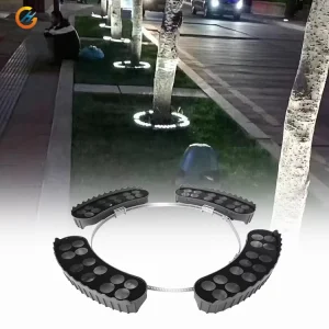 Modern Hug Tree Lamps 3W-12W Customized Resort Park IP65 Outdoor Landscape Spotlight Ring LED Garden Spot Lights