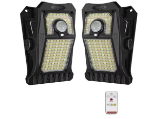 Modern IP65 Waterproof Outdoor LED Wall Lamp with Motion Sensor & Remote Control Top Seller for Solar Garden Lights