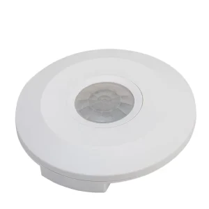 Modern Indoor/Outdoor Ceiling-Mount LED Light with PIR Motion Sensor, 360° Detection, 6m Range