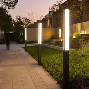 Modern LED Outdoor Waterproof Lawn Lamp Aluminum Body IP65 Electric Community Garden Villa Garden Courtyard Lawn Lighting