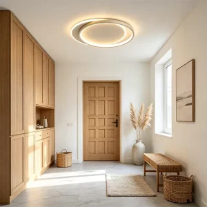 Modern Nordic Ultra-Thin LED Ceiling Lamp Changeable Color Acrylic CRI 97 for Living Room or Bedroom
