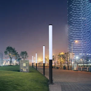 Modern Outdoor Cylindrical Acrylic Aluminum Alloy LED Garden Lawn Road Courtyard Lighting Landscape Light