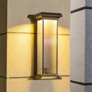 Modern Outdoor IP65 Waterproof Corridor T5 LED Garden Decorative Wall Lamps Polycarbonate Illuminated Wall Lamp for Corridors
