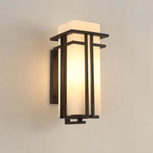 Modern Outdoor Line Wall Lamp Garden LED High Waterproof 110V 220V 3000K Warm White H32CM Led Double Aluminum 90 100 14