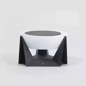 Modern Solar LED Pillar Lamp IP65 for Villa Gate Lawn and Garden