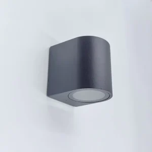 Modern Style LED Wall Light Outdoor Garden Lamp Black Arc Design Decorative Wall LED Spotlight Surface Down Light