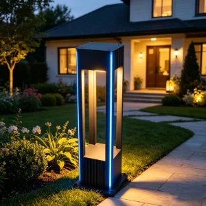 Modern Villa Courtyard Garden Lamp Park Passage Lawn Lamp Colorful Bar Landscape Pillar Lamp
