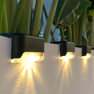 Modern Waterproof Small Portable LED Garden Lights Outdoor Solar Wall Lights with Motion Sensor for Home Security
