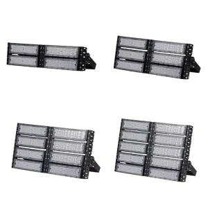Modular High Bright LED Flood Light 200W300W 400W Warm White IP66 Waterproof Aluminum Heat Sink Outdoor Stadium Tunnel Lighting