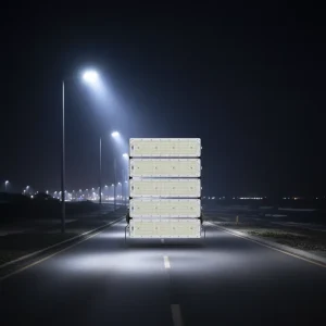 Modular LED Flood Light Salt Spray Resistant 1000W 1500W High Power Adjustable Angle Stadium High Mast LED Projector Light