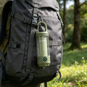 Multi-Function Portable Outdoor Camping LED Light Rechargeable Mini Retro Flashlight