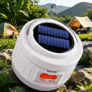 Multifunction Solar Rechargeable Portable Outdoor Lights Portable Multifunctional Camping Lamp for Night Market Stall Lighting