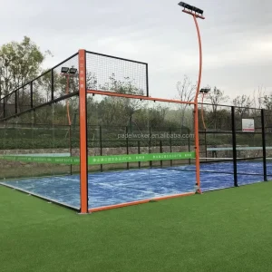 NJPW Model 001 007 Panoramic Outdoor Padel Court with Roof Cover Jiangsu Origin