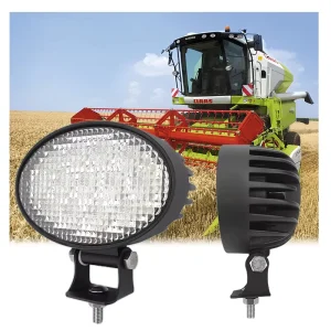 New 39W Oval LED Work Light IP67 Waterproof 2900 Lumens 6000-6500K Color Temp DC10-32V Spot/Flood Beam JCB Offroad Agricultural